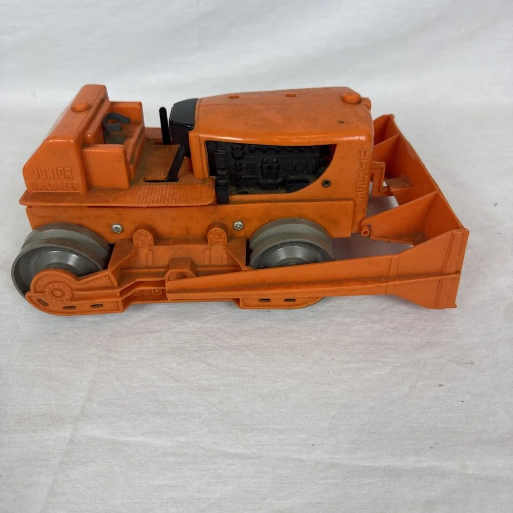 Vintage Marx A Power Giant Bulldozer Orange 18